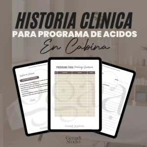 FORMATO EDITABLE DE HISTORIA CLÍNICA PARA PEELING QUIMICO + PROGRAMA